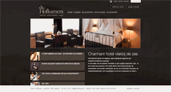 Desktop Screenshot of hotel-dehofkamers.be